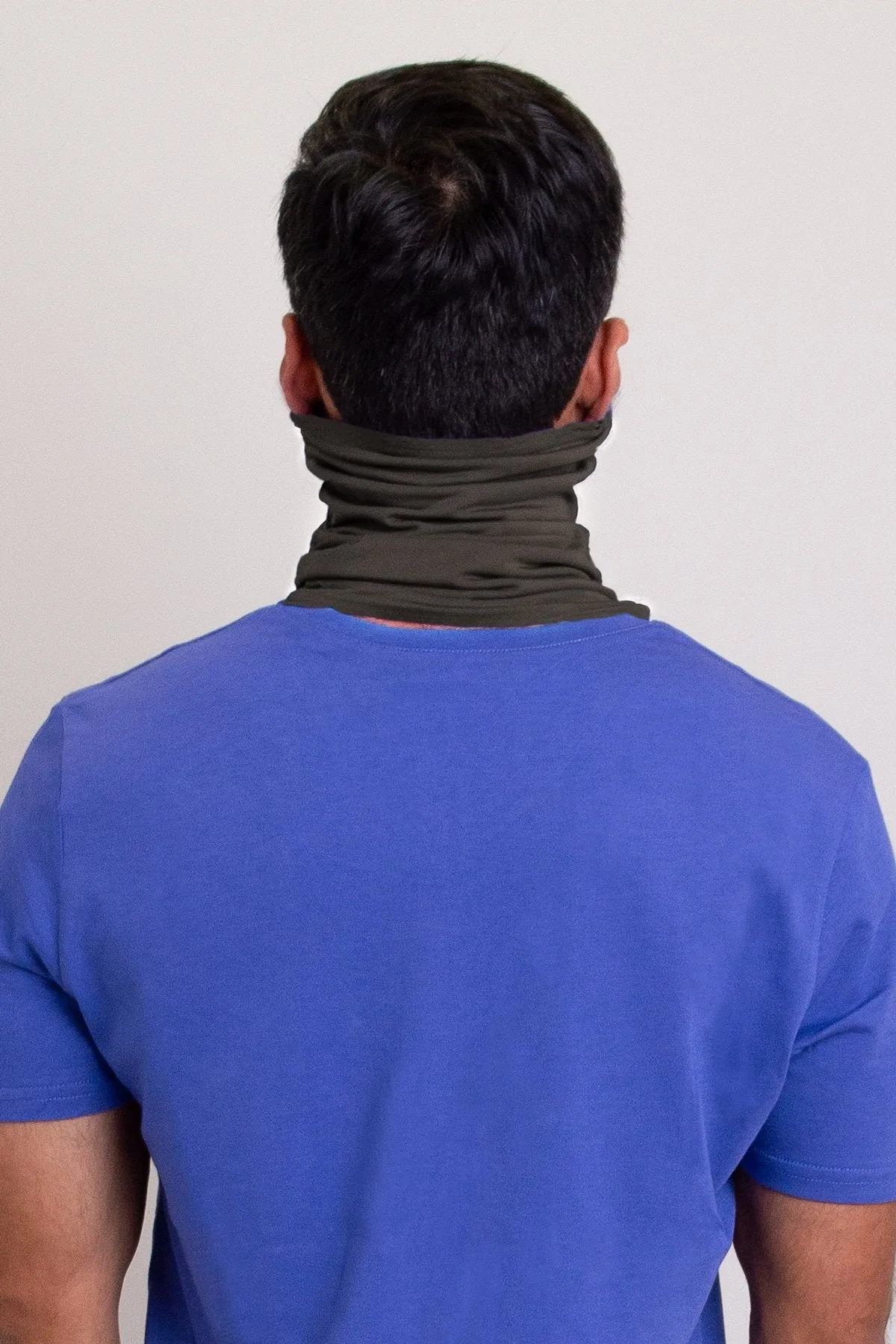 Neck Warmer/Face Cover, Charcoal, Bamboo