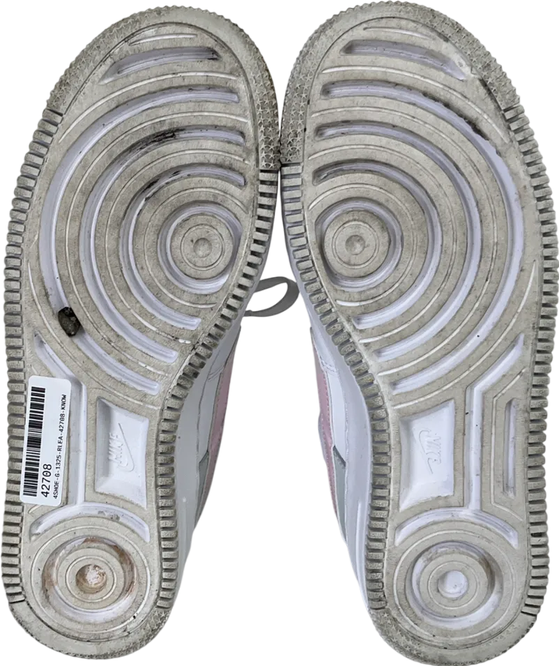 Nike White Air Force 1 Shadow Photon Dust Pink Foam Trainer UK 6 EU 39 