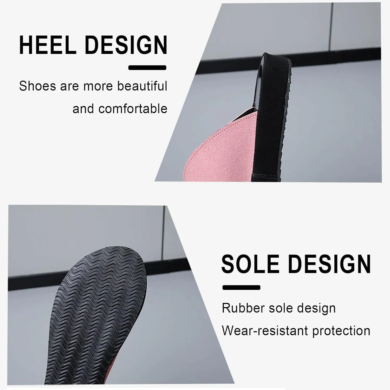 oiangi Sandals for Women Dressy Summer Flats Round Toe Open Toe Buckle Slip on Platform Slippers Comfortable Outdoor Non-Slip Ladies Beach Shoes Slides