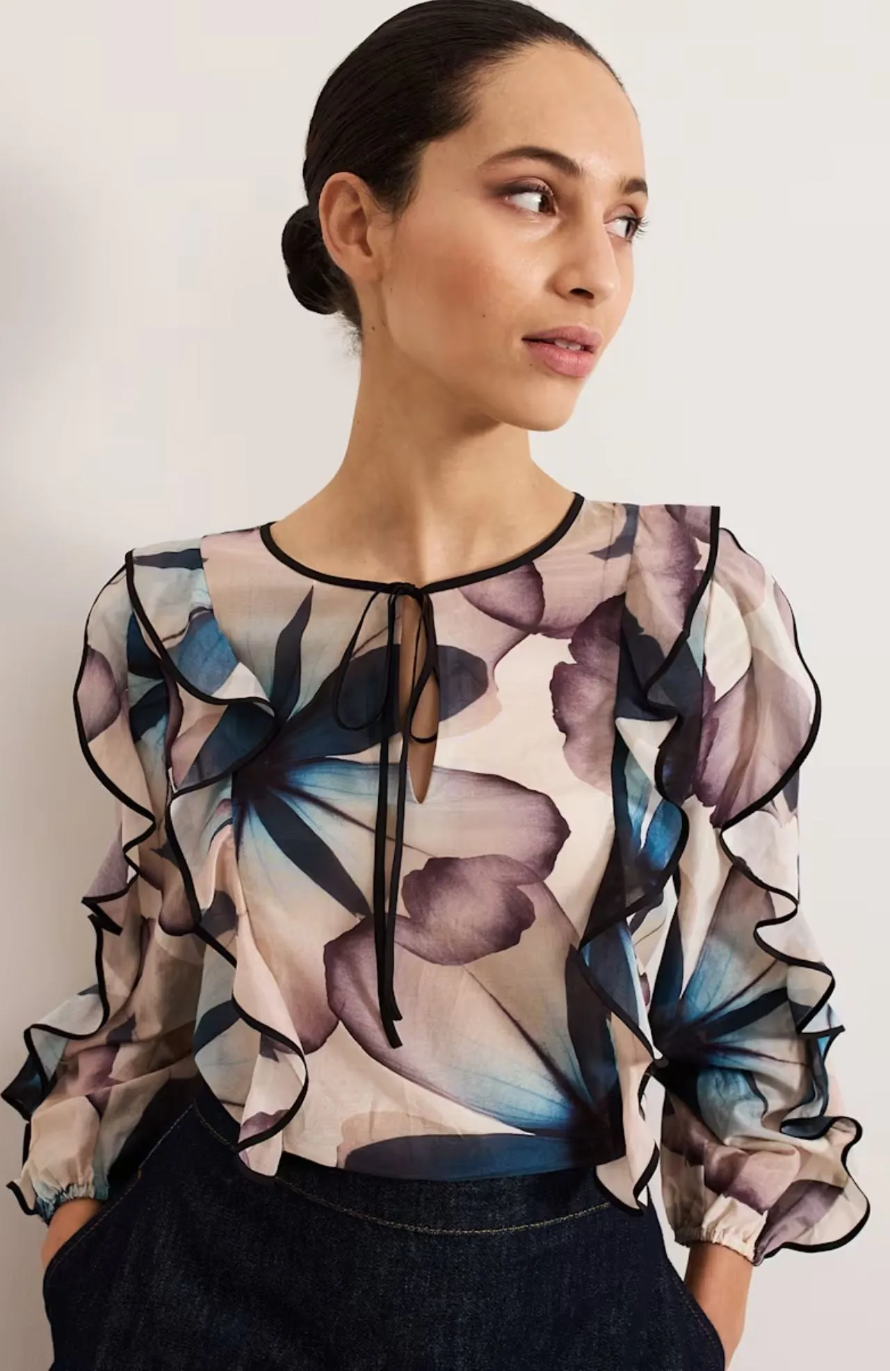 Phase Eight Cosmos Silk Blouse