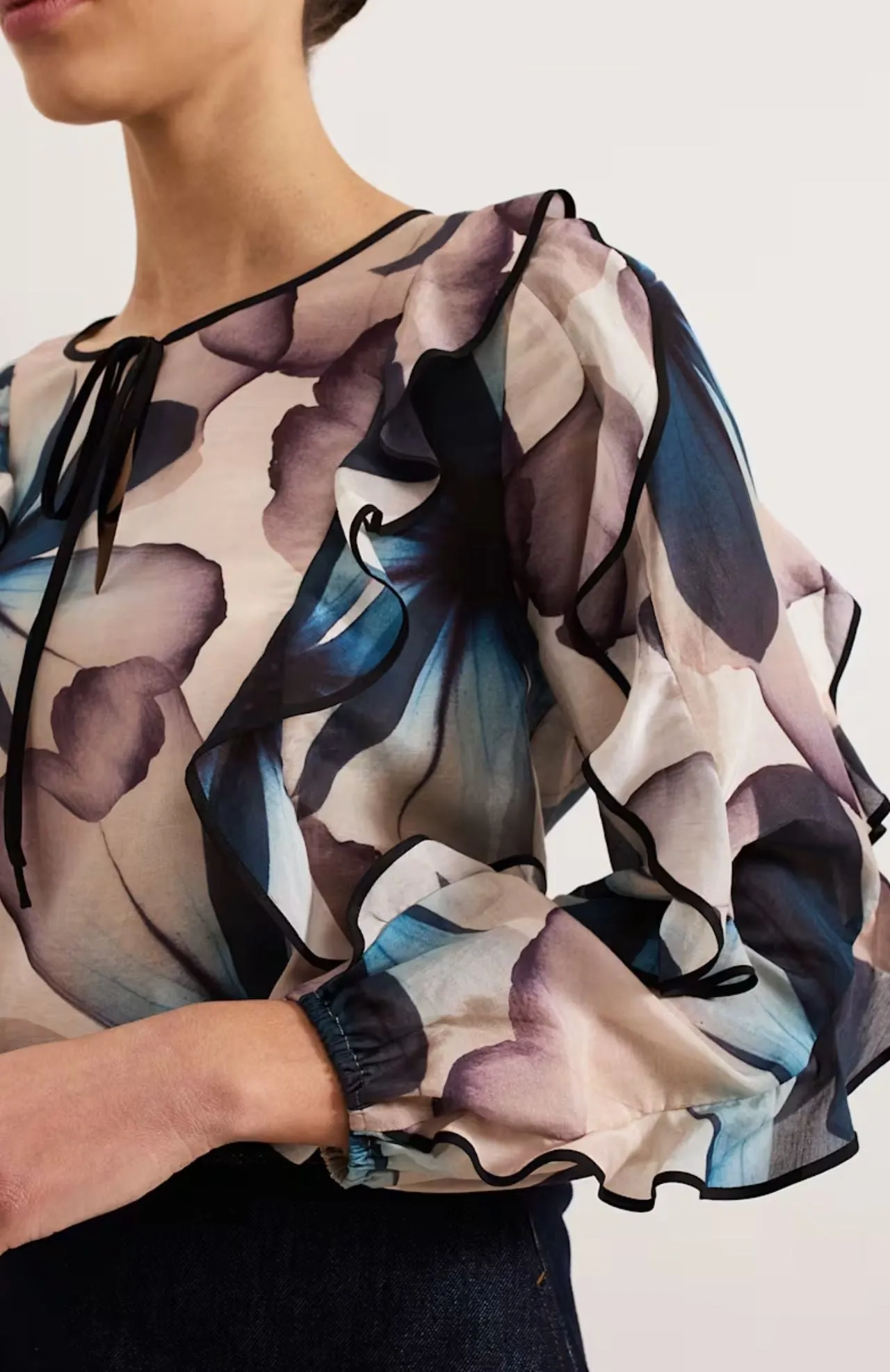 Phase Eight Cosmos Silk Blouse
