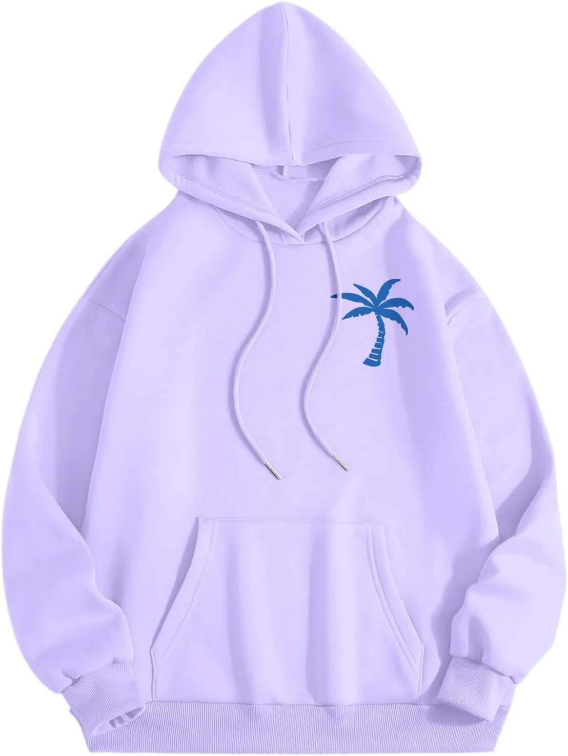 Pink Pom Puff Oversized Hoodie for Teen Girls Long Sleeve Y2K Graphic Hoodies with Pockets 2024 Fall Preppy Sweatshirt