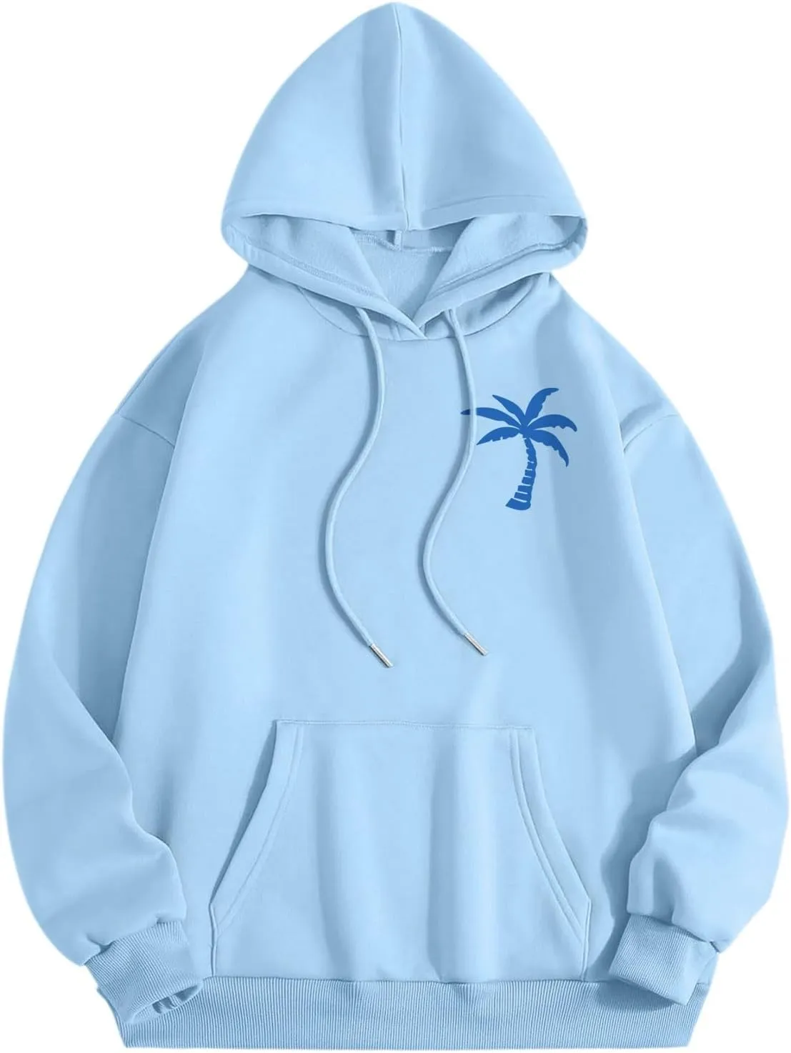 Pink Pom Puff Oversized Hoodie for Teen Girls Long Sleeve Y2K Graphic Hoodies with Pockets 2024 Fall Preppy Sweatshirt