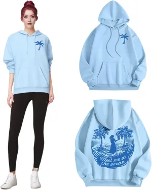 Pink Pom Puff Oversized Hoodie for Teen Girls Long Sleeve Y2K Graphic Hoodies with Pockets 2024 Fall Preppy Sweatshirt