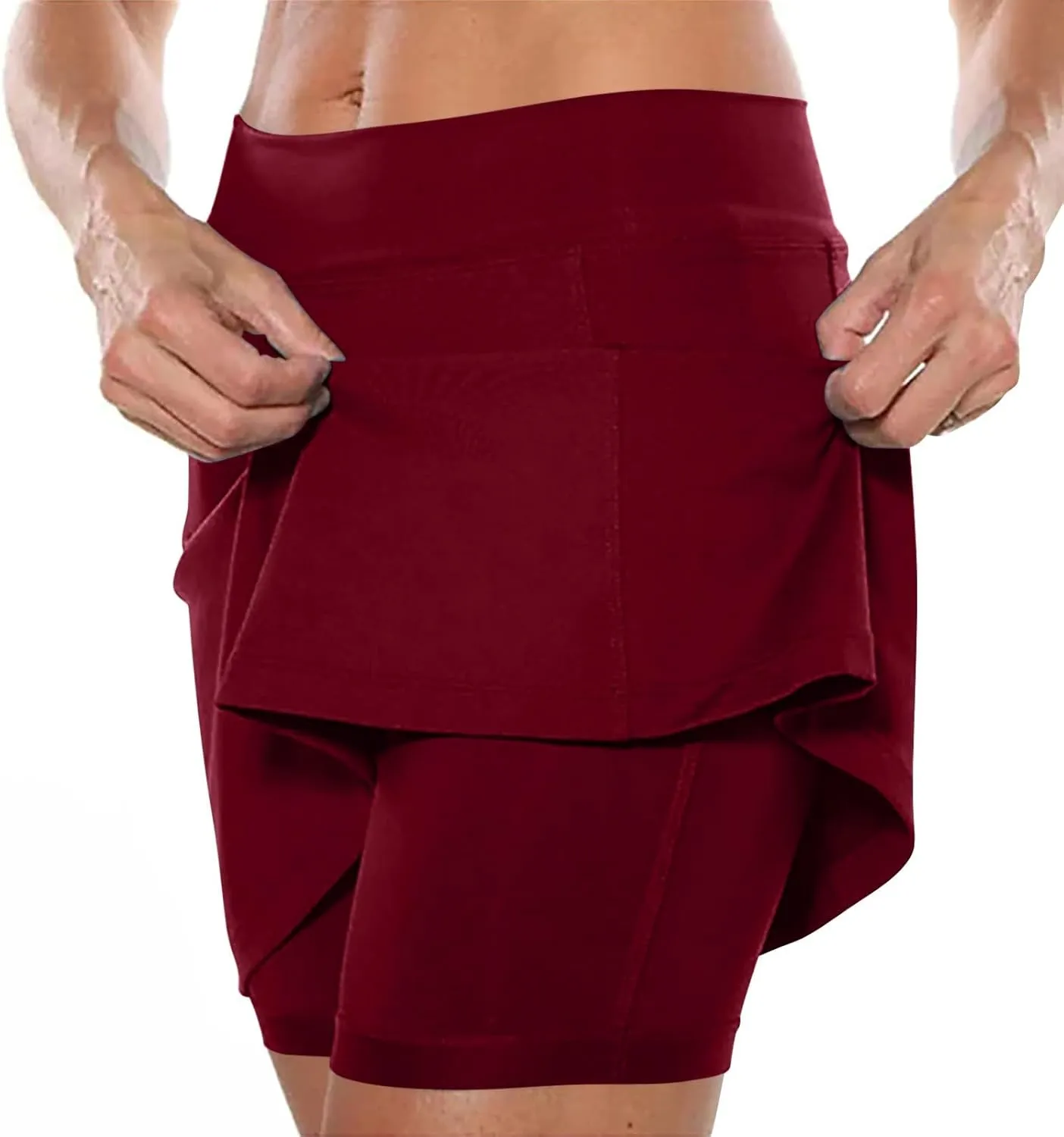 Pleated Skirts for Women Plus Size midi Womens Black Mini Skirt high Waisted Mini Skirt Plus Size Tummy Control