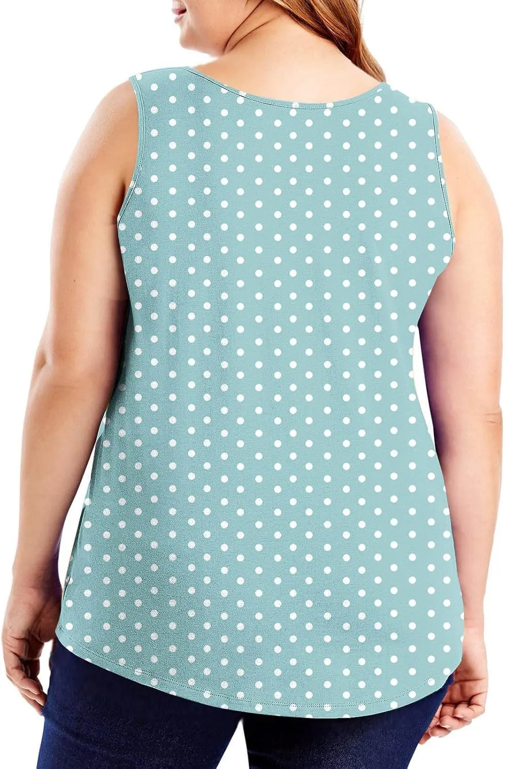 Plus Size Racerback Camis for Women's Crewneck Stripped Tank Top Casual Fitted Cotton Design Sleeveless Shirts S-5XL