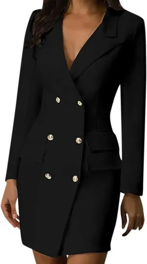 QWENTMTNTY Women's Wool Trench Coats Long Classic Winter Lapel Collar Belted Pea Coats Fashion Loose Wool Peacoat Jackets