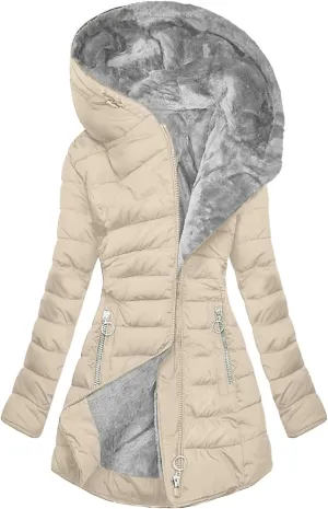 Rain Jacket Women Waterproof Lightweight Rain Coat Outdoor Hooded Long Windbreaker Fleece Lined Fall Trench Coats