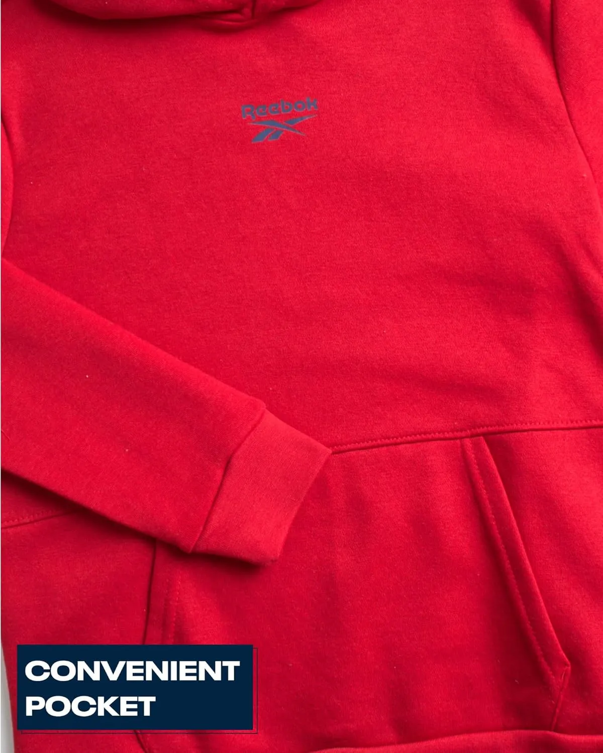Reebok Boys' Sweatshirt - Fleece Pullover Fashion Hoodie Designs and Logos