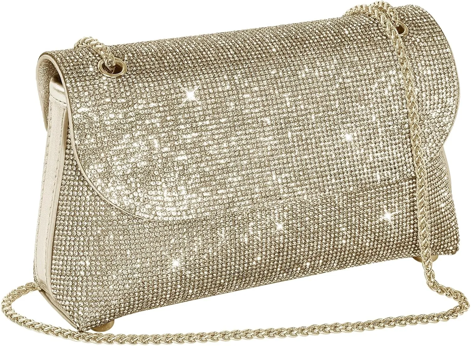 Rhinestone Purse for Women Evening Bag Sparkly Handbags Crossbody Bag Prom Clutch Purse for Wedding