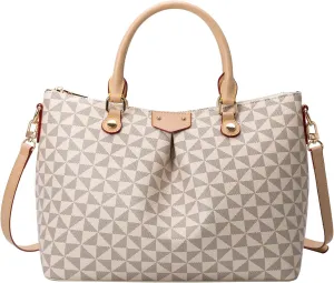 Satchel Handbags for Women PU Leather Tote Top Handle Purse Shoulder Bags with Adjustable Strap