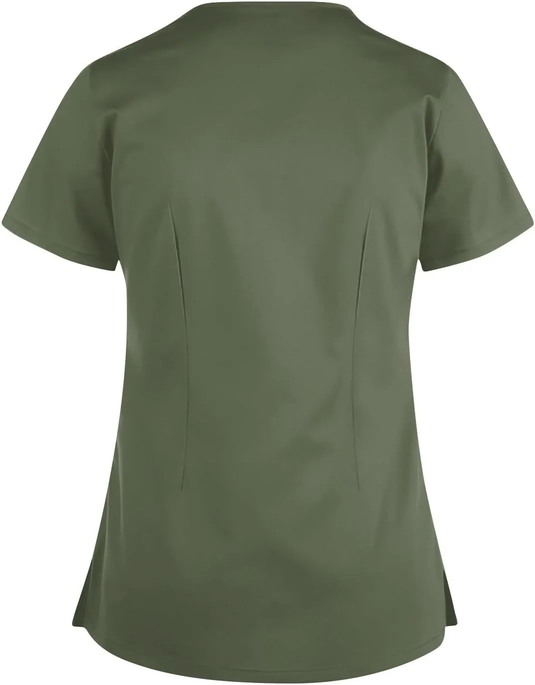 Scrubs for Women Print Short Sleeve Working T-Shirts Criss Cross V Neck Dressy T Shirts Summer Nurse Uniforms