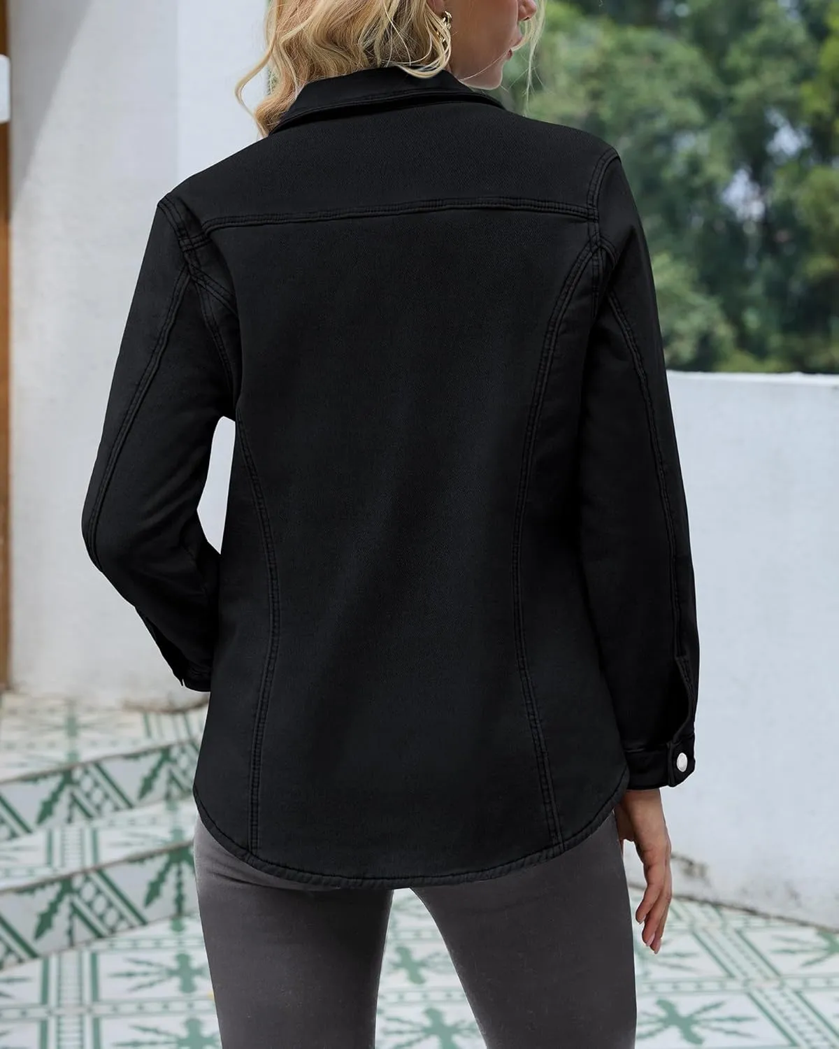 Sherpa Jacket Women Fleece Lined Denim Jacket Womens Jean Jacket Trendy Winter Coats