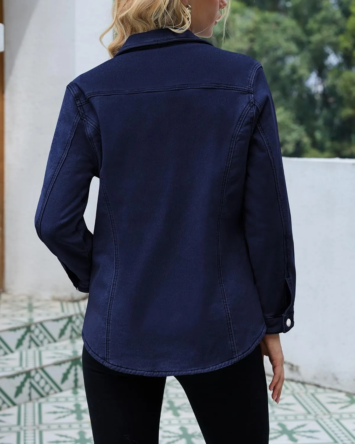 Sherpa Jacket Women Fleece Lined Denim Jacket Womens Jean Jacket Trendy Winter Coats