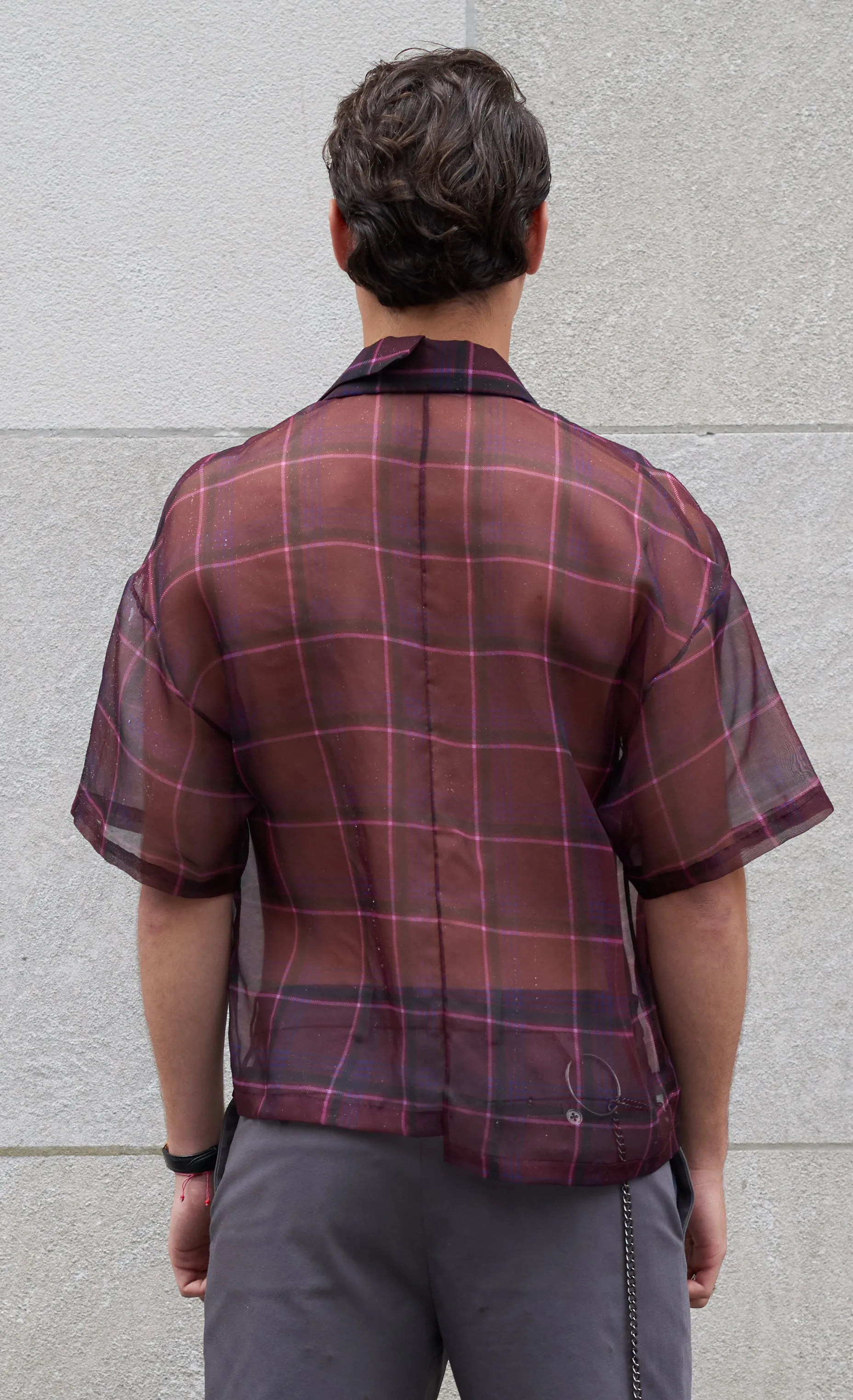 Silk Chiffon Camper Shirt