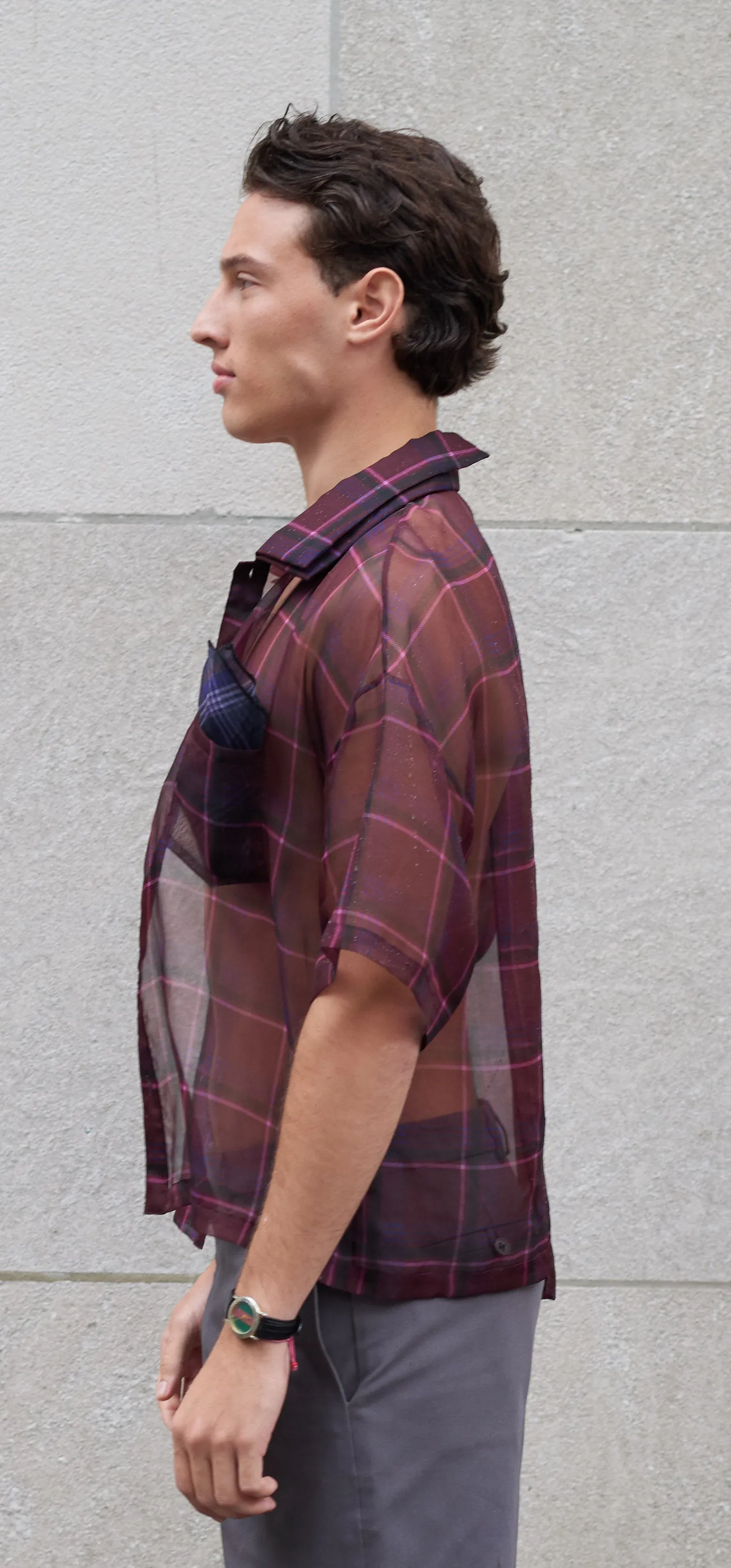 Silk Chiffon Camper Shirt