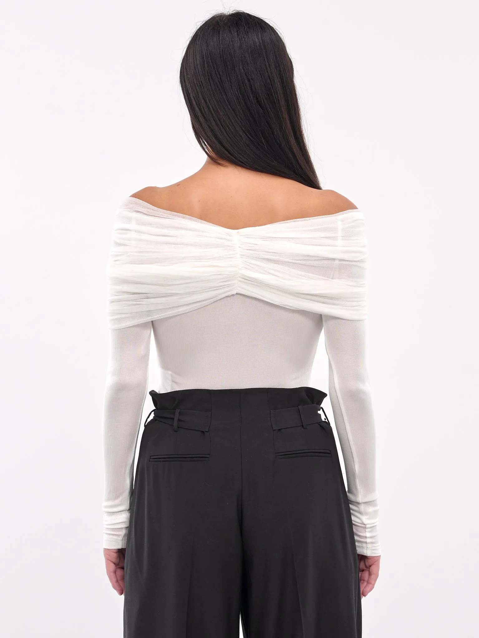 Sonora Veiled Top (24031144-WHITE)