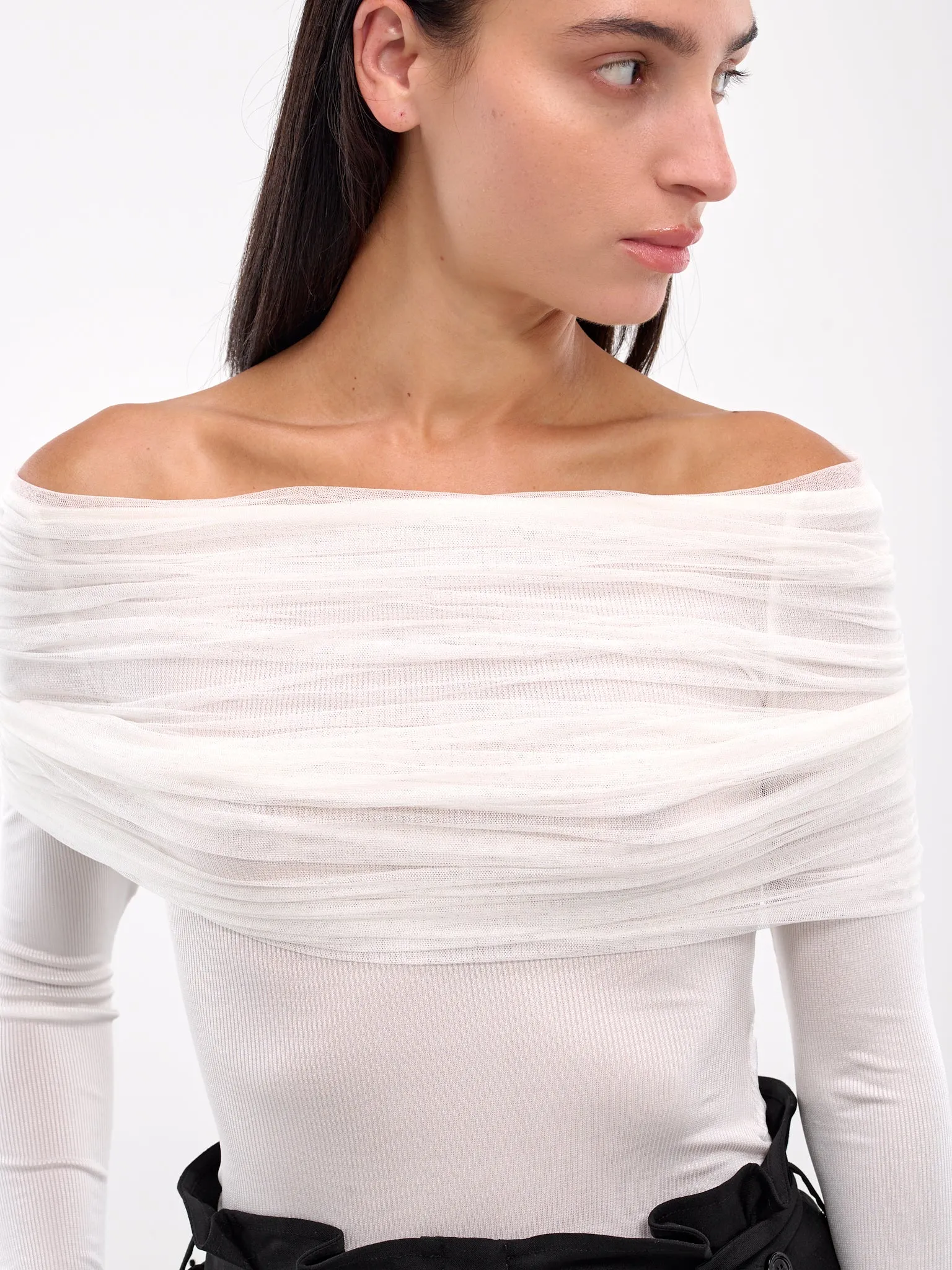 Sonora Veiled Top (24031144-WHITE)