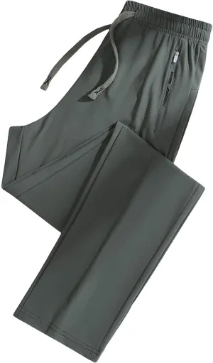 Stretch Active Pants for Women Plus Size Drawstring High Waisted Comfortable Unisex Quick Drying Pant Chic Trousers Yoga Pants,Army Green,M