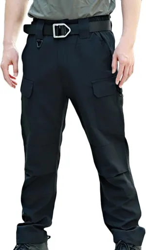 Stretch Pants for Men Slim Fit Straight Army Pants Solid Loose Military Pants Workout Pants Casual Construction Pants