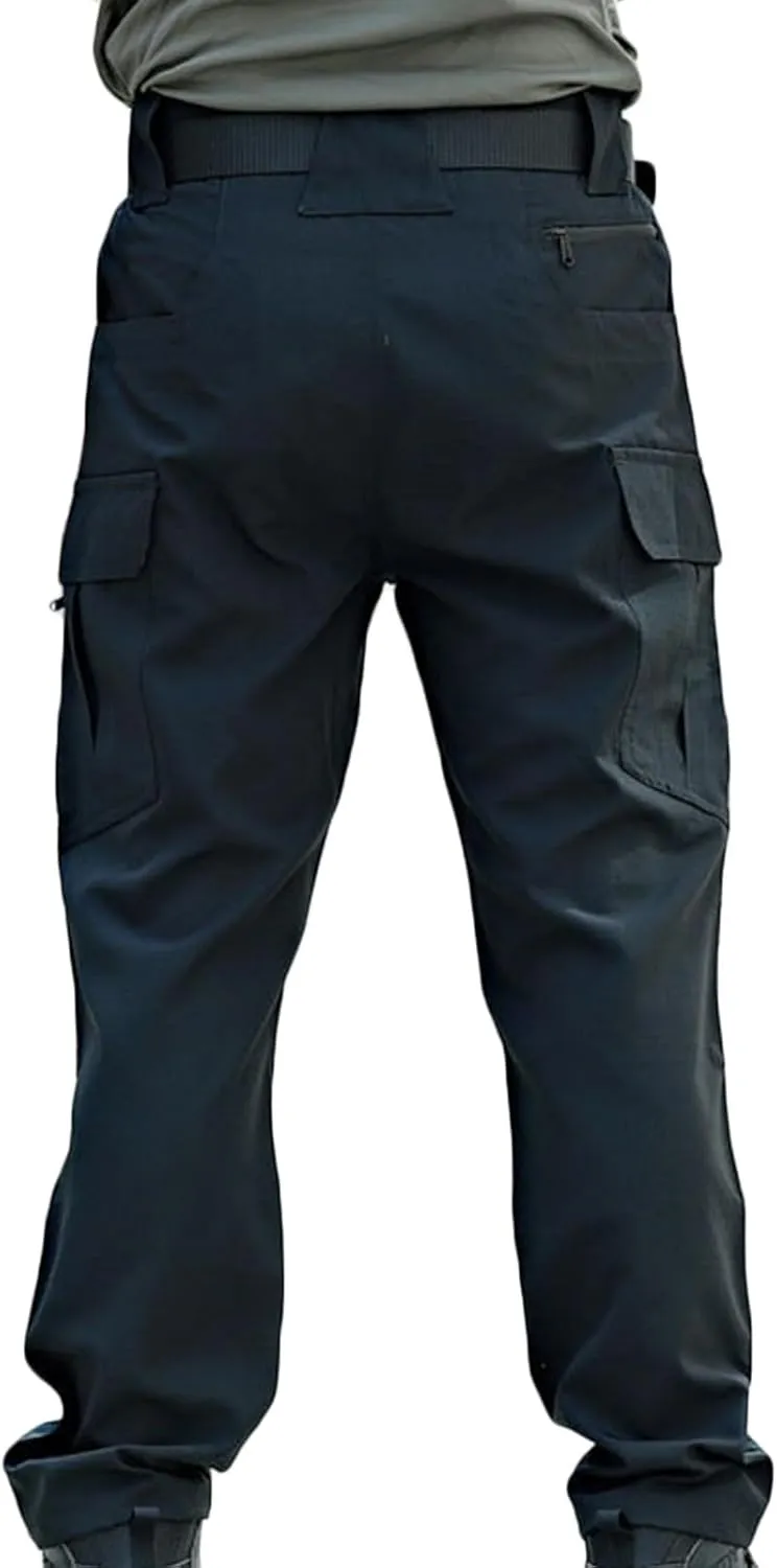 Stretch Pants for Men Slim Fit Straight Army Pants Solid Loose Military Pants Workout Pants Casual Construction Pants