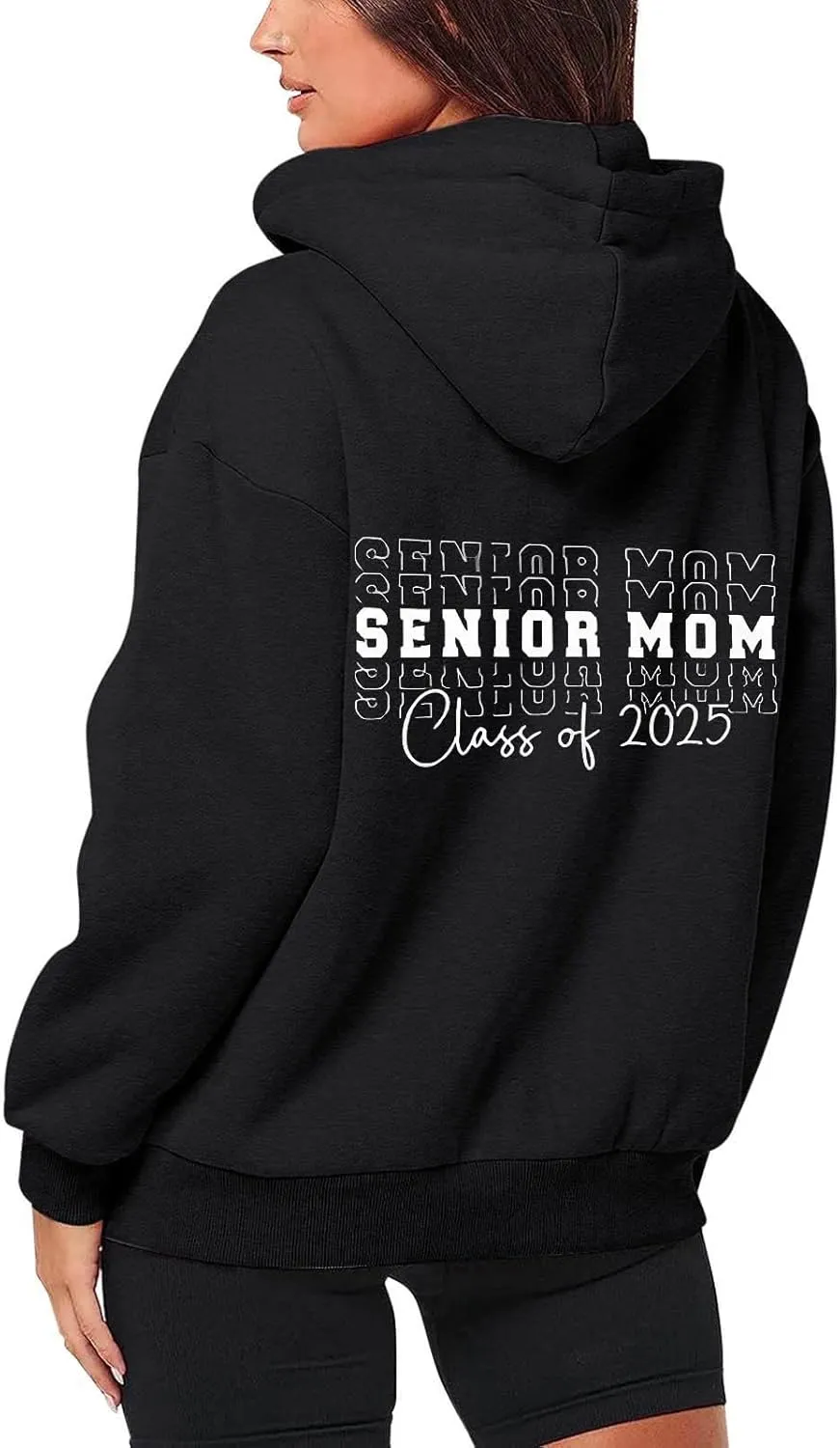 Sweatshirt for Women Senior Mom 2025 Womens Zip Up Hoodies Long Sleeve Fall Oversized Sweatshirts