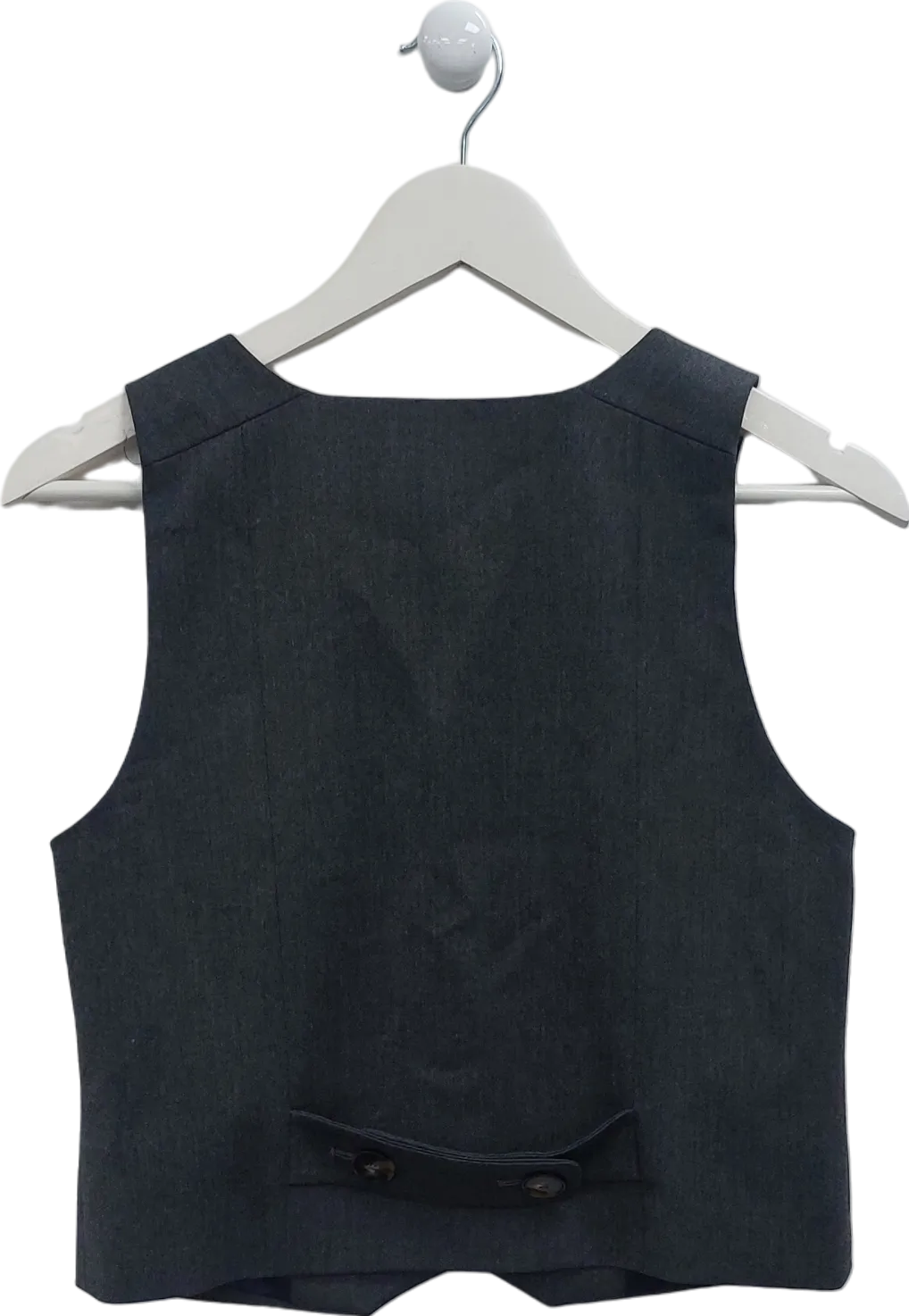 Sézane Grey Wool Blend Vest UK 10