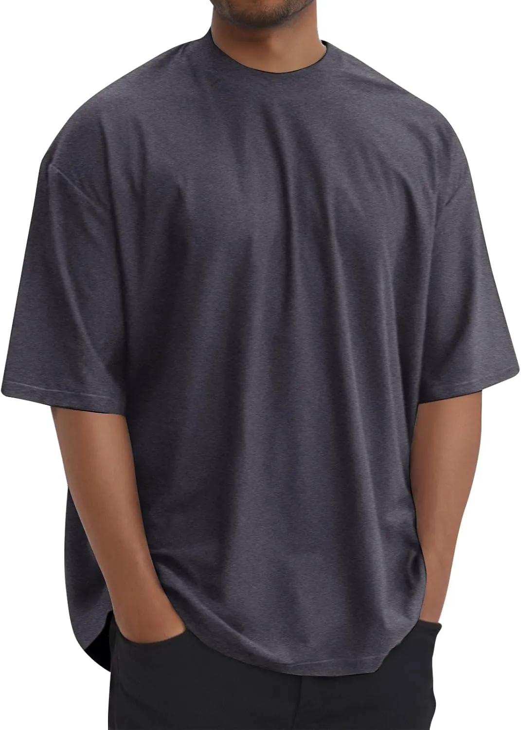 T Shirts for Man Short Sleeve Crew Neck T-Shirts Summer Casual Cotton Cooling Men's Tee Shirt True Classic Tees