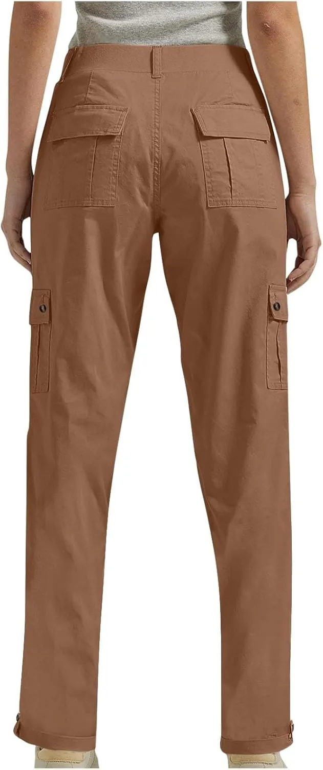 TANGNADE Women's Casual Cargo Pants Stretch Bootcut Dress Pants Work Business Office Pants Trousers Ladies Slacks