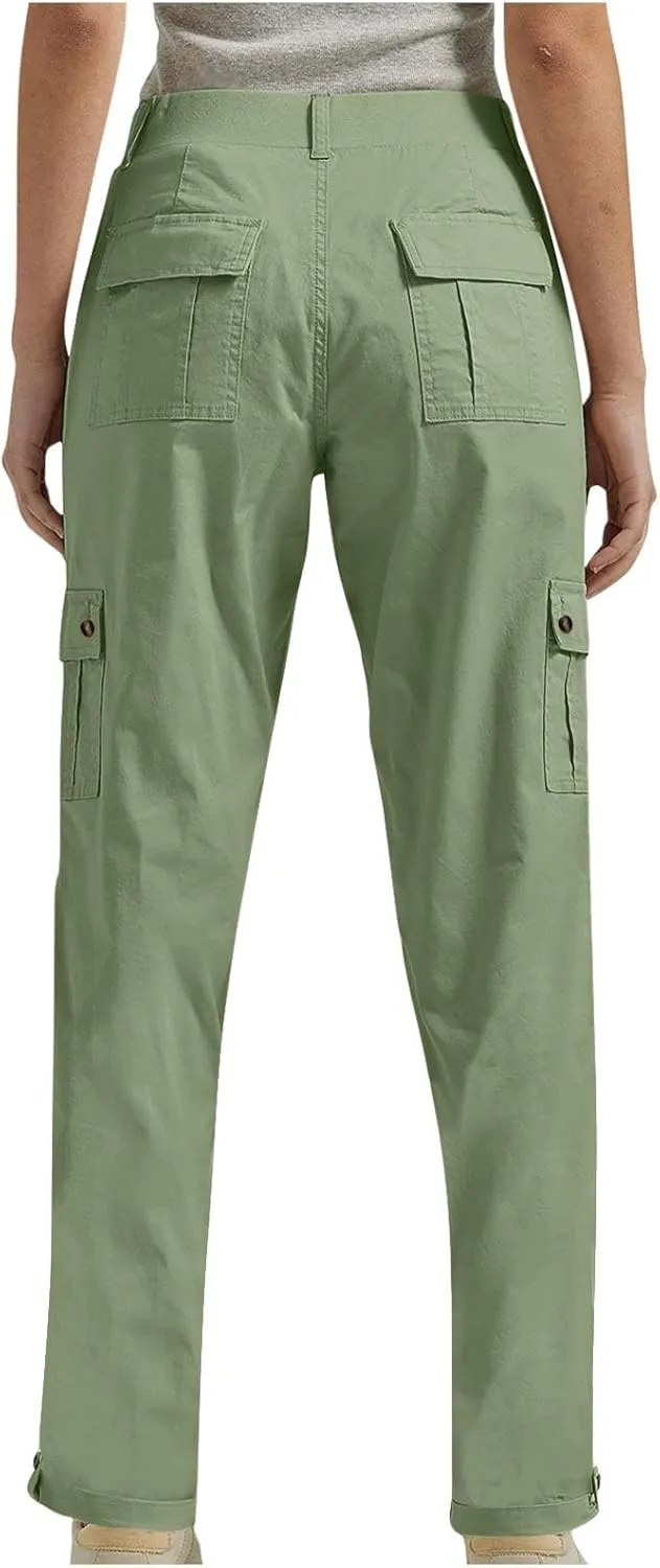 TANGNADE Women's Casual Cargo Pants Stretch Bootcut Dress Pants Work Business Office Pants Trousers Ladies Slacks
