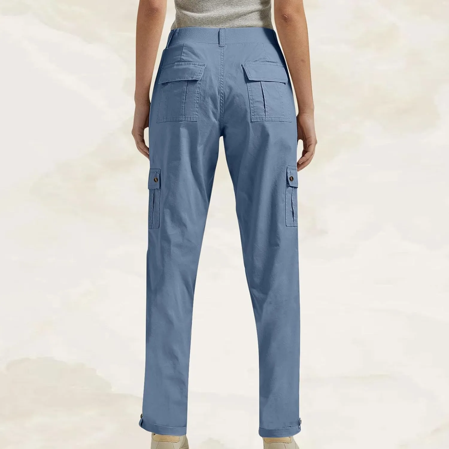 TANGNADE Women's Casual Cargo Pants Stretch Bootcut Dress Pants Work Business Office Pants Trousers Ladies Slacks