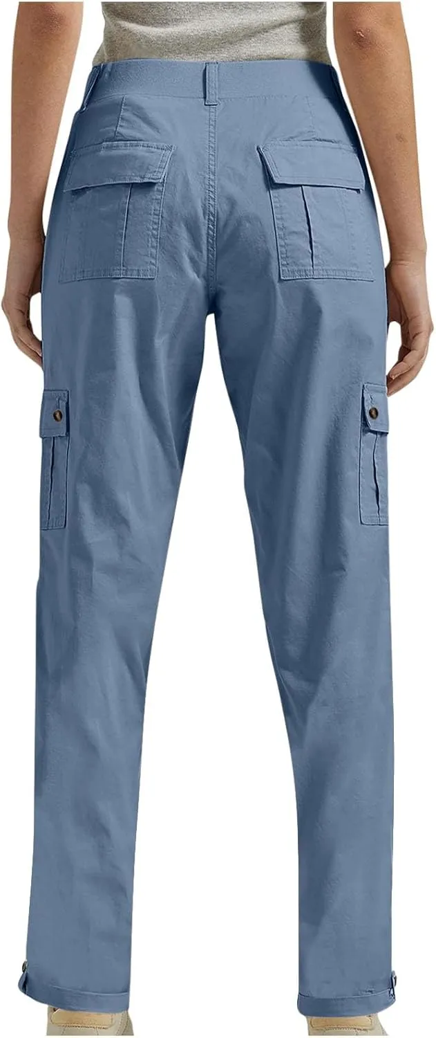 TANGNADE Women's Casual Cargo Pants Stretch Bootcut Dress Pants Work Business Office Pants Trousers Ladies Slacks