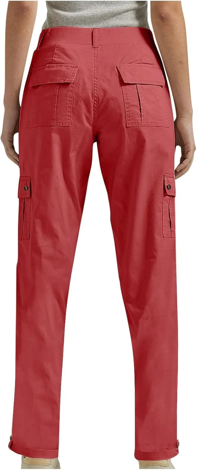 TANGNADE Women's Casual Cargo Pants Stretch Bootcut Dress Pants Work Business Office Pants Trousers Ladies Slacks