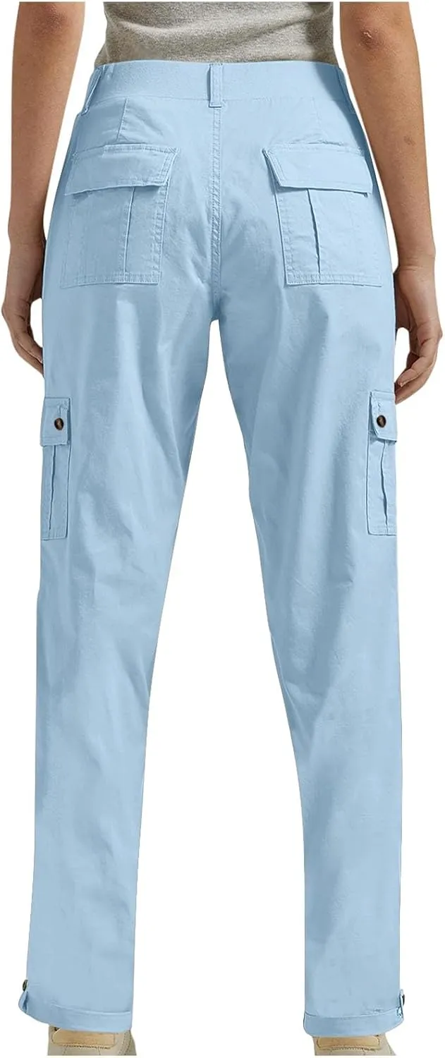 TANGNADE Women's Casual Cargo Pants Stretch Bootcut Dress Pants Work Business Office Pants Trousers Ladies Slacks