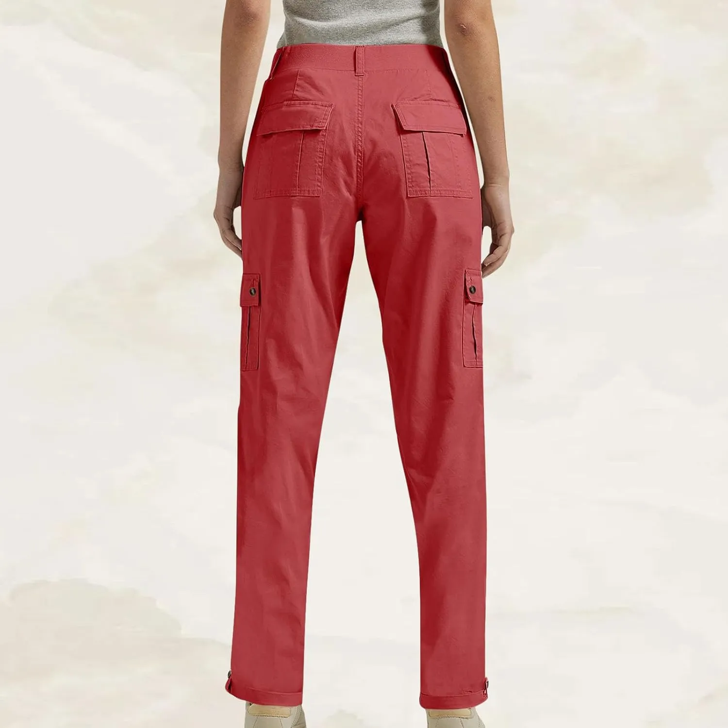 TANGNADE Women's Casual Cargo Pants Stretch Bootcut Dress Pants Work Business Office Pants Trousers Ladies Slacks
