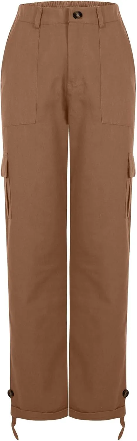 TANGNADE Women's Casual Cargo Pants Stretch Bootcut Dress Pants Work Business Office Pants Trousers Ladies Slacks