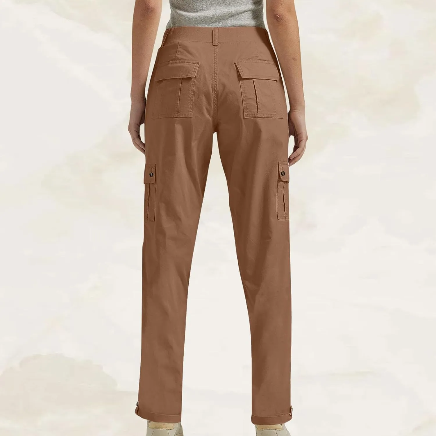 TANGNADE Women's Casual Cargo Pants Stretch Bootcut Dress Pants Work Business Office Pants Trousers Ladies Slacks