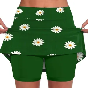 Tennis Skirts for Women Plus Size 3X Womens Long Athletic Shorts Loose fit Tennis Skirt Long Inseam