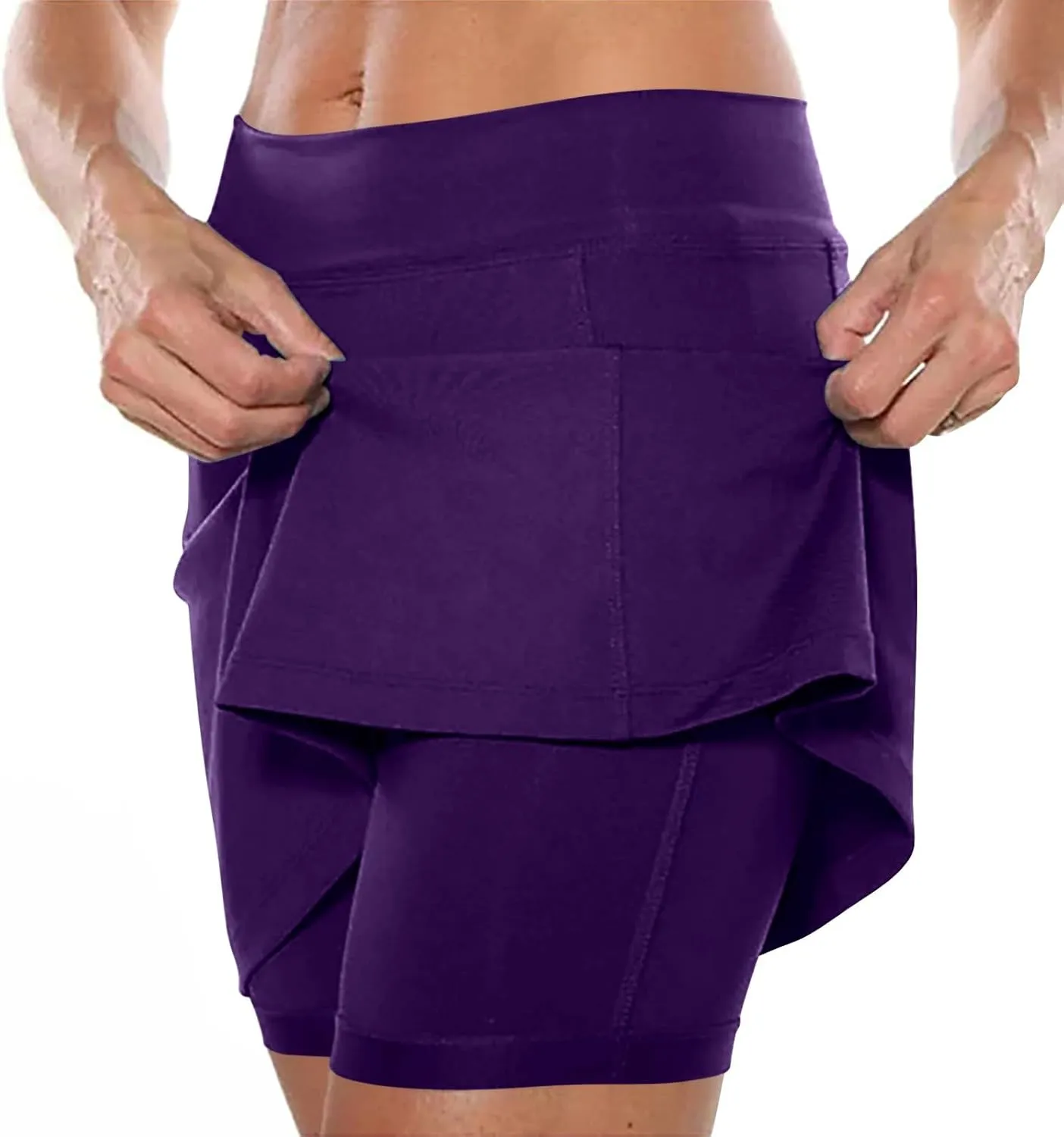 Tennis Skirts for Women Plus Size 3X Womens Long Athletic Shorts Loose fit Tennis Skirt Long Inseam