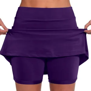 Tennis Skirts for Women Plus Size 3X Womens Long Athletic Shorts Loose fit Tennis Skirt Long Inseam