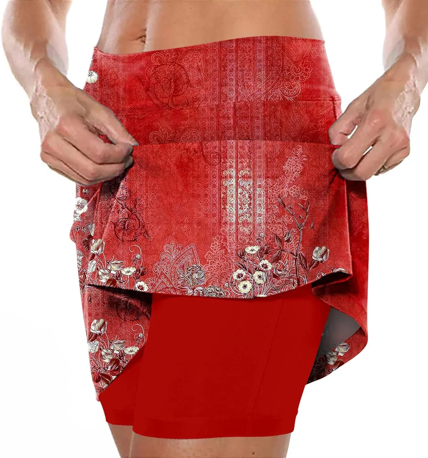 Tennis Skirts for Women Plus Size 3X Womens Long Athletic Shorts Loose fit Tennis Skirt Long Inseam