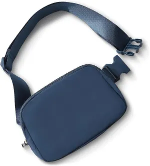 TOBVZOO Belt Bag Fanny Pack Crossbody Bags for Women Men, Everywhere Belt Bags with Adjustable Strap, Unisex Mini Fashion Waist Packs (Blue)