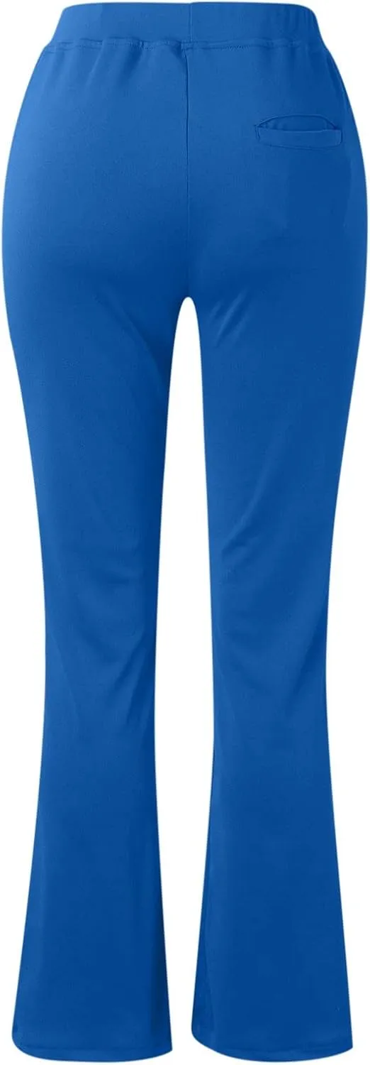 Uillui Formal Suit Pants for Women High Waist Slim Fit Straight Leg Trousers Dressy Casual Business Work Bootleg Pant Slacks
