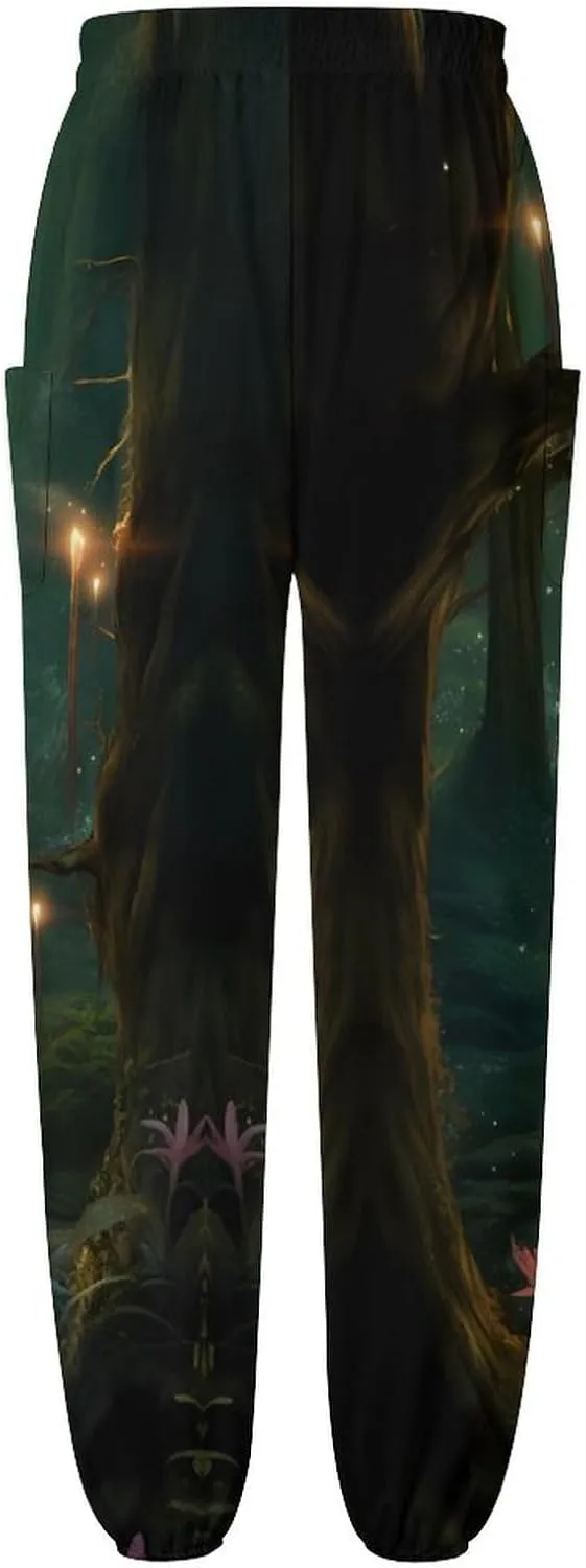 Unicorn Women's Harem Pants Lightweight Yoga Pants Beach Pants Dance Trousers with Pockets