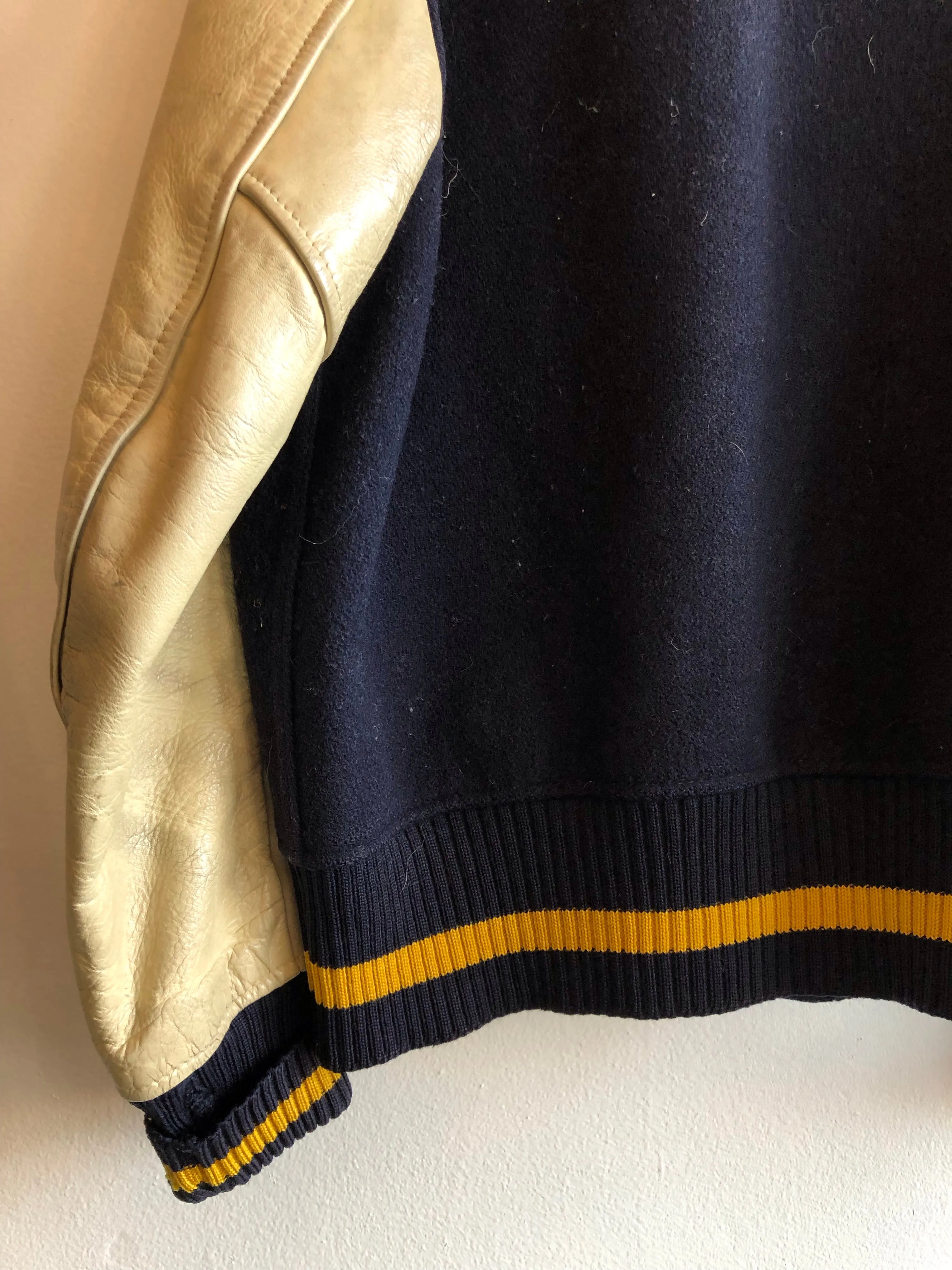 Vintage 1950s Whittier College Letterman Jacket