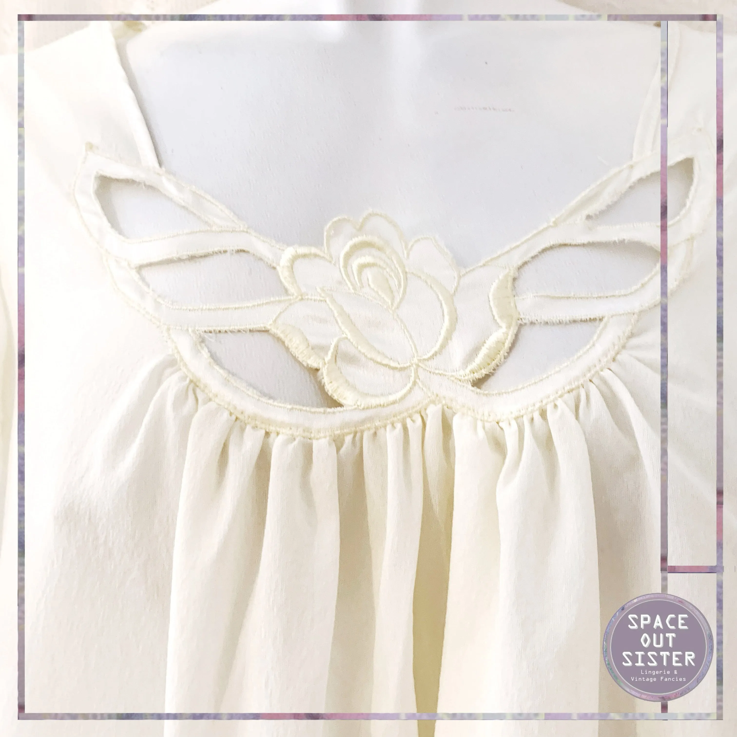 Vintage 1980s French Nouvelles Nightdress