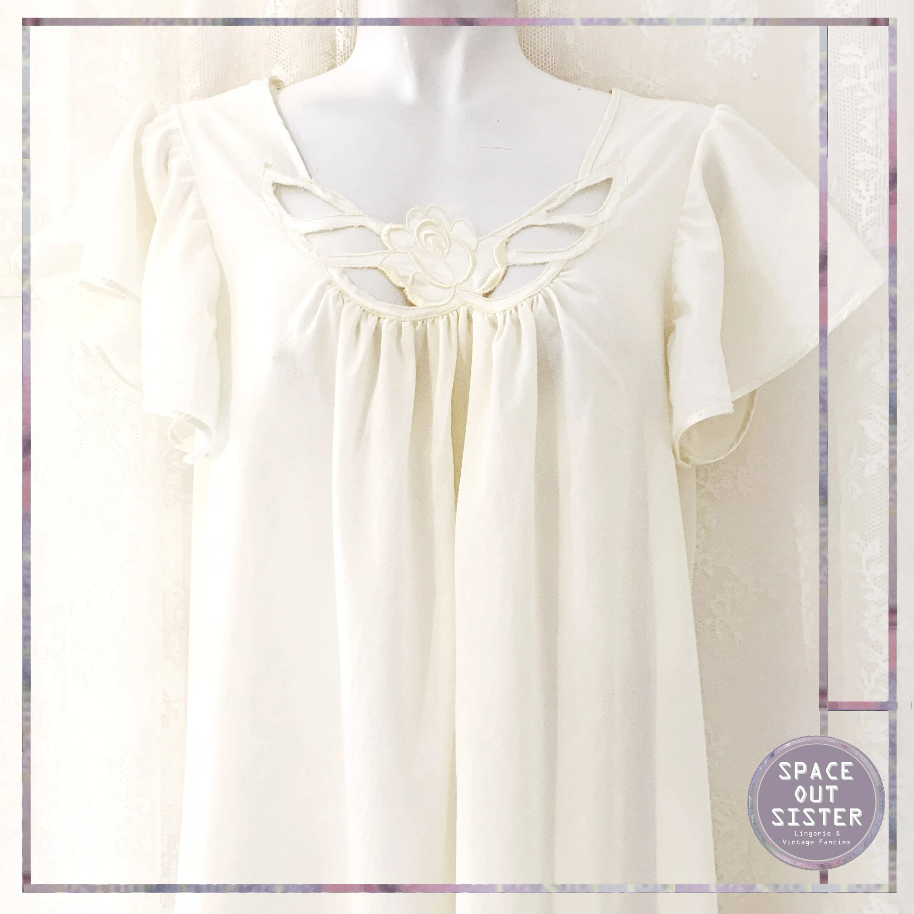 Vintage 1980s French Nouvelles Nightdress