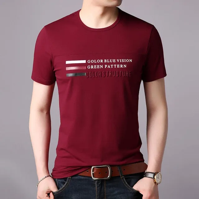 West Louis O-Neck Streetwear Summer Cotton Tshirt