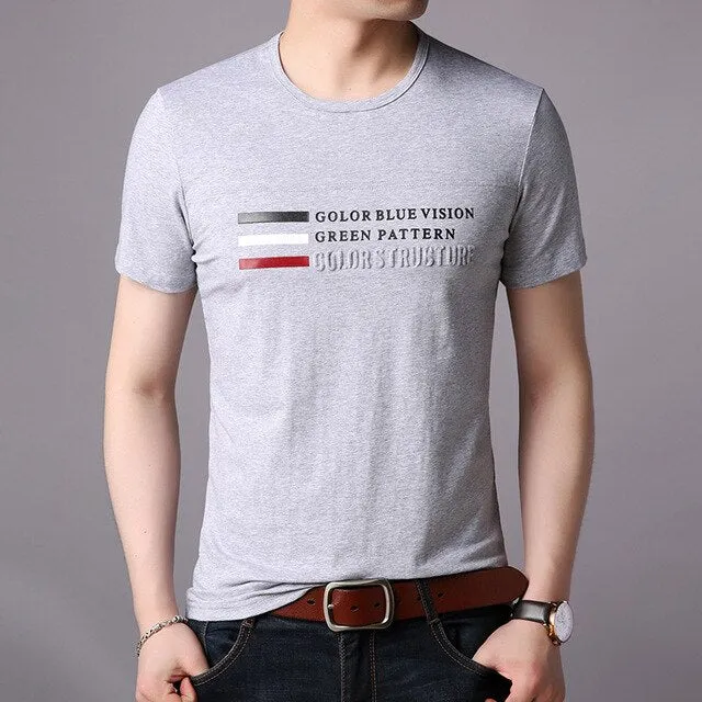 West Louis O-Neck Streetwear Summer Cotton Tshirt