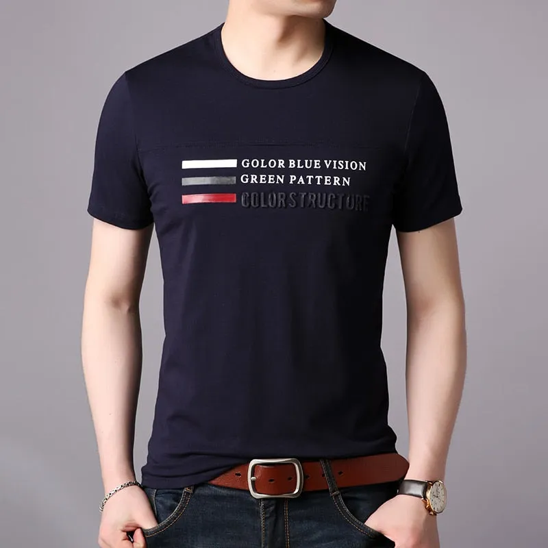 West Louis O-Neck Streetwear Summer Cotton Tshirt